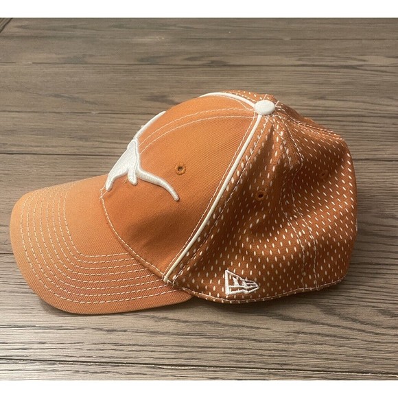 Vintage Y2K Texas Longhorns Wool Size M/L Fitted New Era Hat  embroidered - Picture 2 of 6